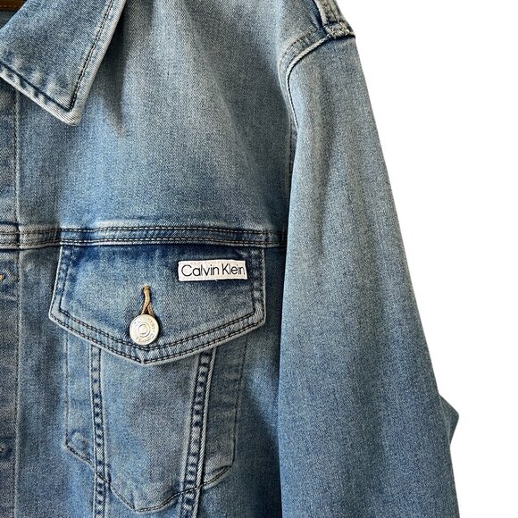 Calvin Klein NEW Classic Trucker Jacket Size 2X - Picture 8 of 14